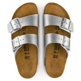 Birkenstock Arizona Birko-Flor Sandals in Silver