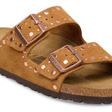 Birkenstock Arizona Rivet Suede Leather In Mink