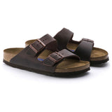 Birkenstock Arizona Hard Footbed Oiled Leather In Habana