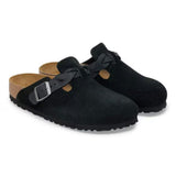 Birkenstock Boston Braided In Black - Regular Fitting