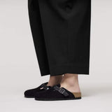 Birkenstock Boston Braided In Black - Regular Fitting