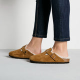 Birkenstock Boston Shearling in Mink