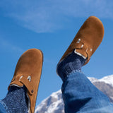 Birkenstock Boston Shearling in Mink