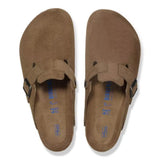 Birkenstock Boston Soft Footbed(Regular) In Dark Tea Tonal