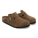 Birkenstock Boston Soft Footbed(Regular) In Dark Tea Tonal