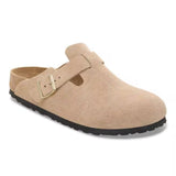 Birkenstock Boston Suede Regular Fit In Sandcastle