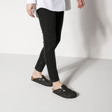 Birkenstock Boston Wool Felt in Anthracite, Regular Fit