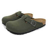 Birkenstock Boston Wool Regular In Thyme