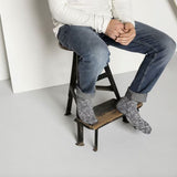 Birkenstock Cotton Slub Men Socks In Blue White
