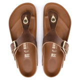 Birkenstock Gizeh Big Buckle Oiled Nubuck Leather Cognoc