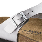 Birkenstock Gizeh Birko-Flor in Silver