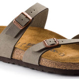 Birkenstock Mayari Birko-Flor Nubuck REGULAR In Stone