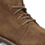 Birkenstock Uppsala Mid Shearling Suede Leather In Dark Tea