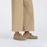 Birkenstock Utti Lace  Suede Leather In Gray Taupe