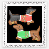 Biscuiteers Christmas Sausages Letterbox Biscuits