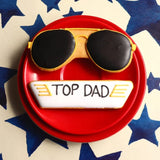 Biscuiteers Top Dad Letterbox Biscuit