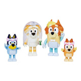 Bluey Figure 4-Pack Wedding Time Special Set