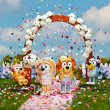 Bluey Figure 4-Pack Wedding Time Special Set