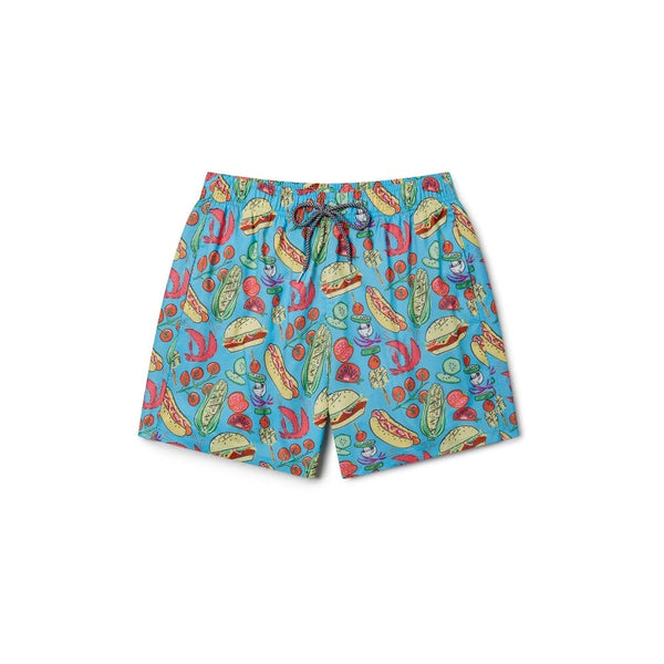 Boardies Grill Master Swim Trunk In Blue
