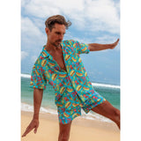 Boardies Grill Master Swim Trunk In Blue