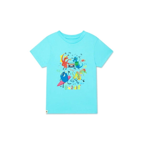 Boardies Kids Monster Fiesta T-Shirt In Blue
