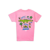 Boardies Kids Mulga Crocs T-shirt In Pink