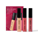 Bobbi Brown Swipe-and-Shine Crushed Oil-Infused Gloss Trio