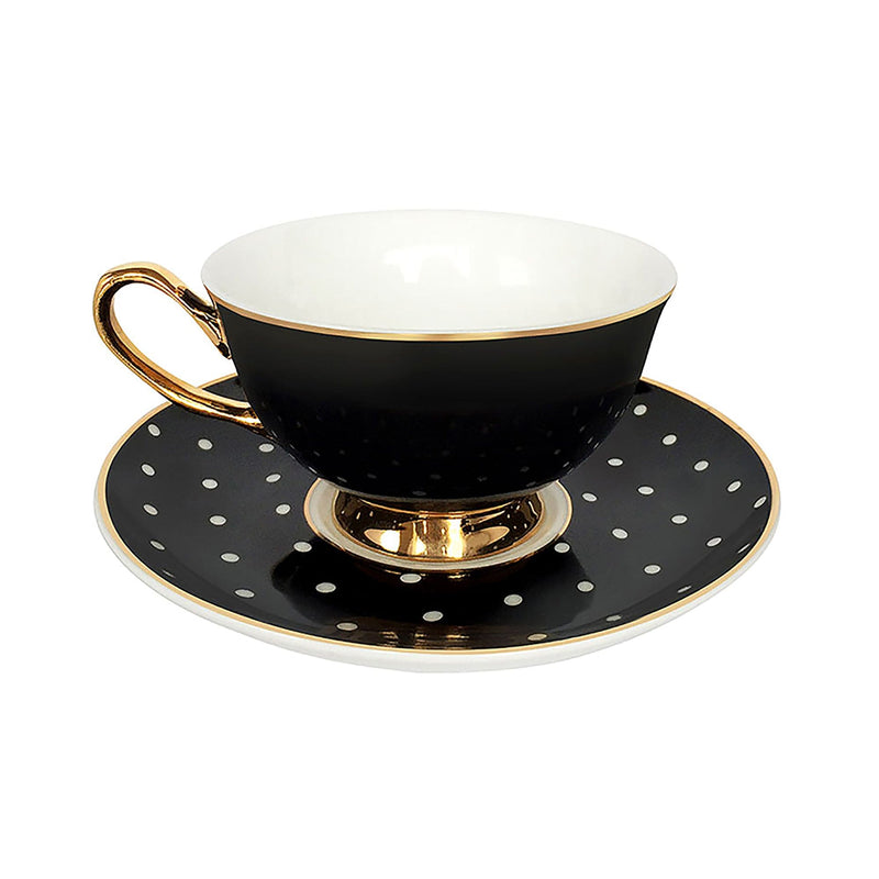 Bombay Duck Spotty Teacup And Saucer