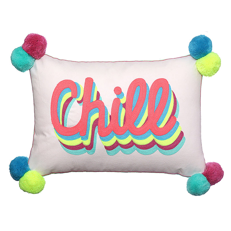 Bombay Duck Chill Cursive Cushion