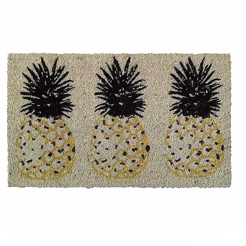 Bombay Duck Three Pineapples Door Mat