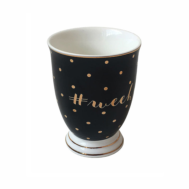 Bombay Duck Weekend Mug With Gold Spots