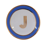 Bombay Duck Library Monogram Trinket Dish Letter