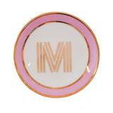 Bombay Duck Library Monogram Trinket Dish Letter