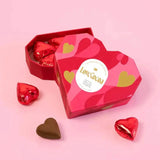 Love Cocoa Praline Milk Chocolate Truffles Heart Box 85g