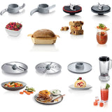 Bosch Food processor MultiTalent 3 800W in Black Brushed stainless steel