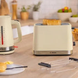 Bosch TAT4M227GB 2 Slice Compact MyMoment Toaster In Cream