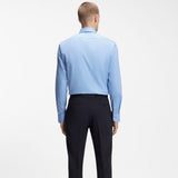 Boss Regular-Fit Shirt In Easy-Iron Stretch-Cotton Twill Light Blue