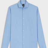 Boss Regular-Fit Shirt In Easy-Iron Stretch-Cotton Twill Light Blue