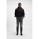 BOSS Maine Regular-Fit Comfort-Stretch Denim Jeans In Dark Grey