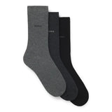 Boss 3 Pair Socks In Grey/Black