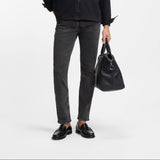Boss Delaware Grey Slim-Fit Jeans In Stretch Denim