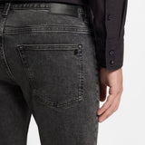 Boss Delaware Grey Slim-Fit Jeans In Stretch Denim
