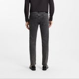 Boss Delaware Grey Slim-Fit Jeans In Stretch Denim