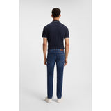 BOSS Delaware Slim-Fit Jeans In Blue Comfort-Stretch Denim In Dark Blue