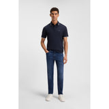 BOSS Delaware Slim-Fit Jeans In Blue Comfort-Stretch Denim In Dark Blue