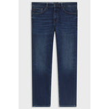 BOSS Delaware Slim-Fit Jeans In Blue Comfort-Stretch Denim In Dark Blue