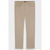 Boss Delaware Slim-Fit Trousers In Fade-Resistant Twill Light Brown
