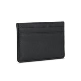 BOSS Grained Faux Leather Card Holder In Black