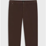 Boss Modern-Fit Trousers In Dark Brown