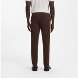 Boss Modern-Fit Trousers In Dark Brown